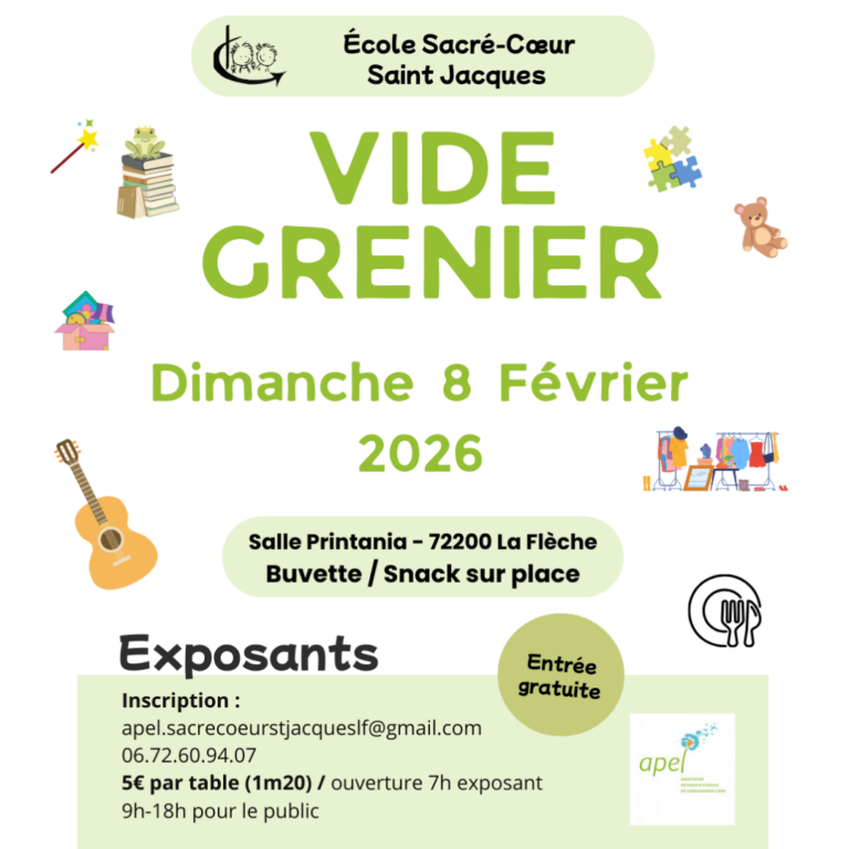 Vide greniers organisé par l&rsquo;Apel
