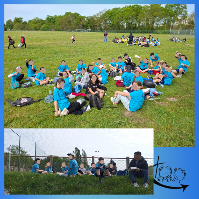 Rencontre sportive UGSEL au Mans du Cp au Cm2